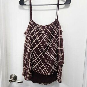 New York & Co XL Brown blouse NWT